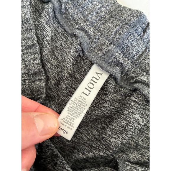 Vuori Performance Jogger Pants Heather Grey Drawstring Pockets Women's Large - Picture 4 of 5